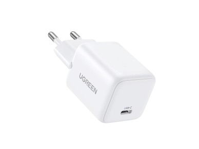 Ugreen X512 20W GaN 1x USB-C Wall Charger - White Ugreen X512 20W GaN 1x USB-C Wall Charger - White