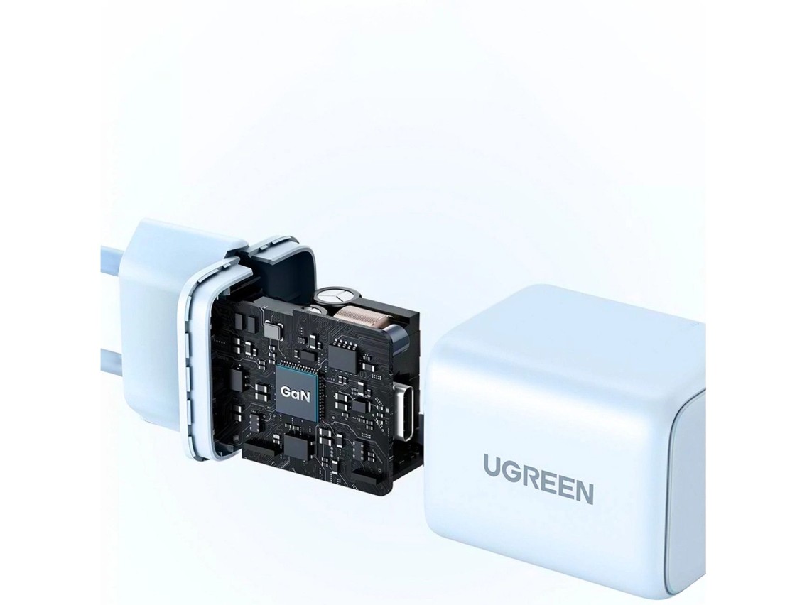Carregador de parede Ugreen X512 20W GaN 1x USB-C - Azul
