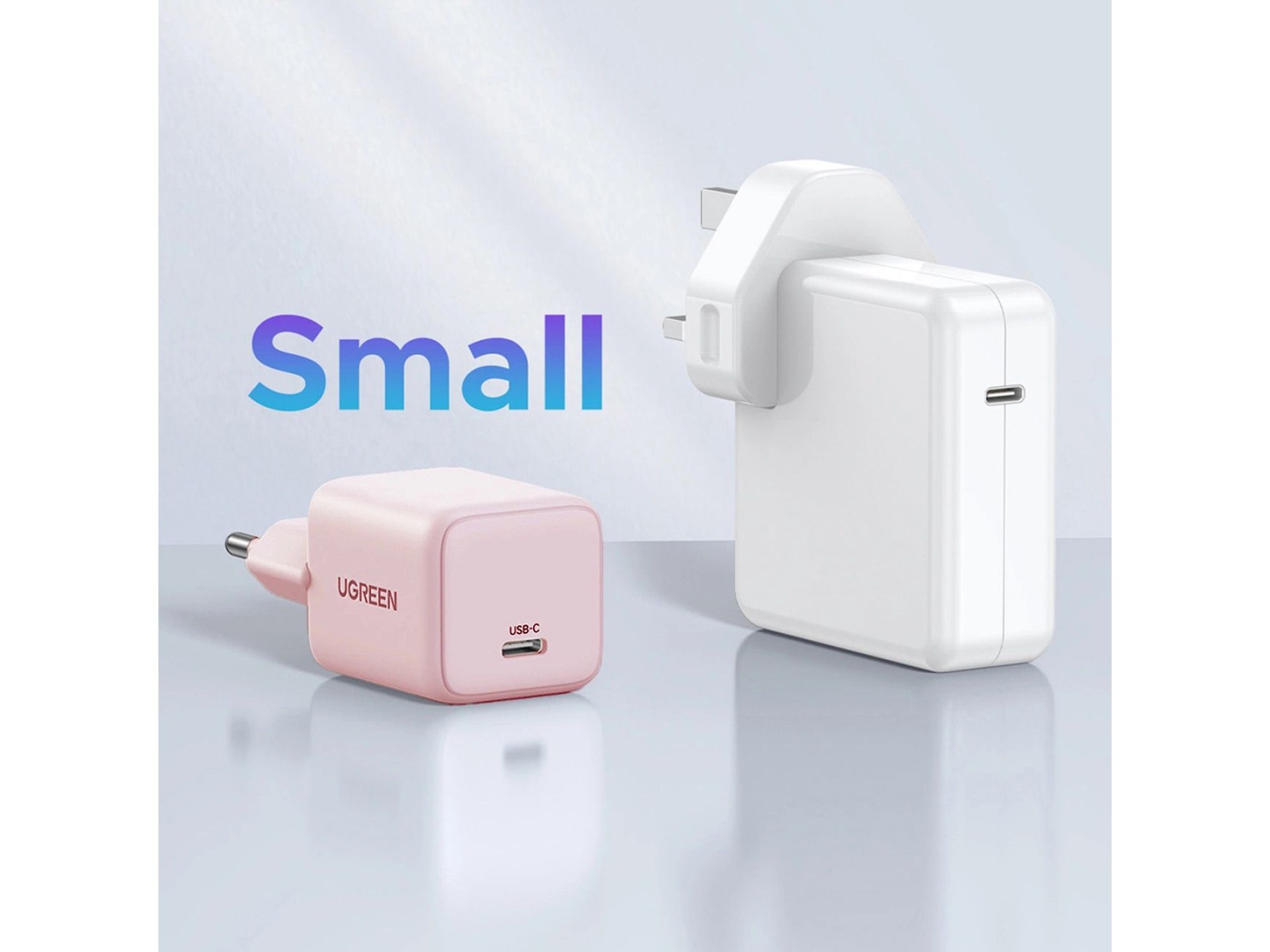 Ugreen X512 20W GaN 1x USB-C Wall Charger - Pink