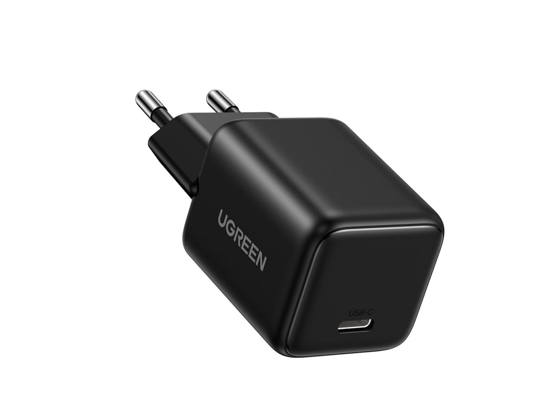 Cargador de pared Ugreen X513 de 30 W GaN con 1 puerto USB-C - Negro