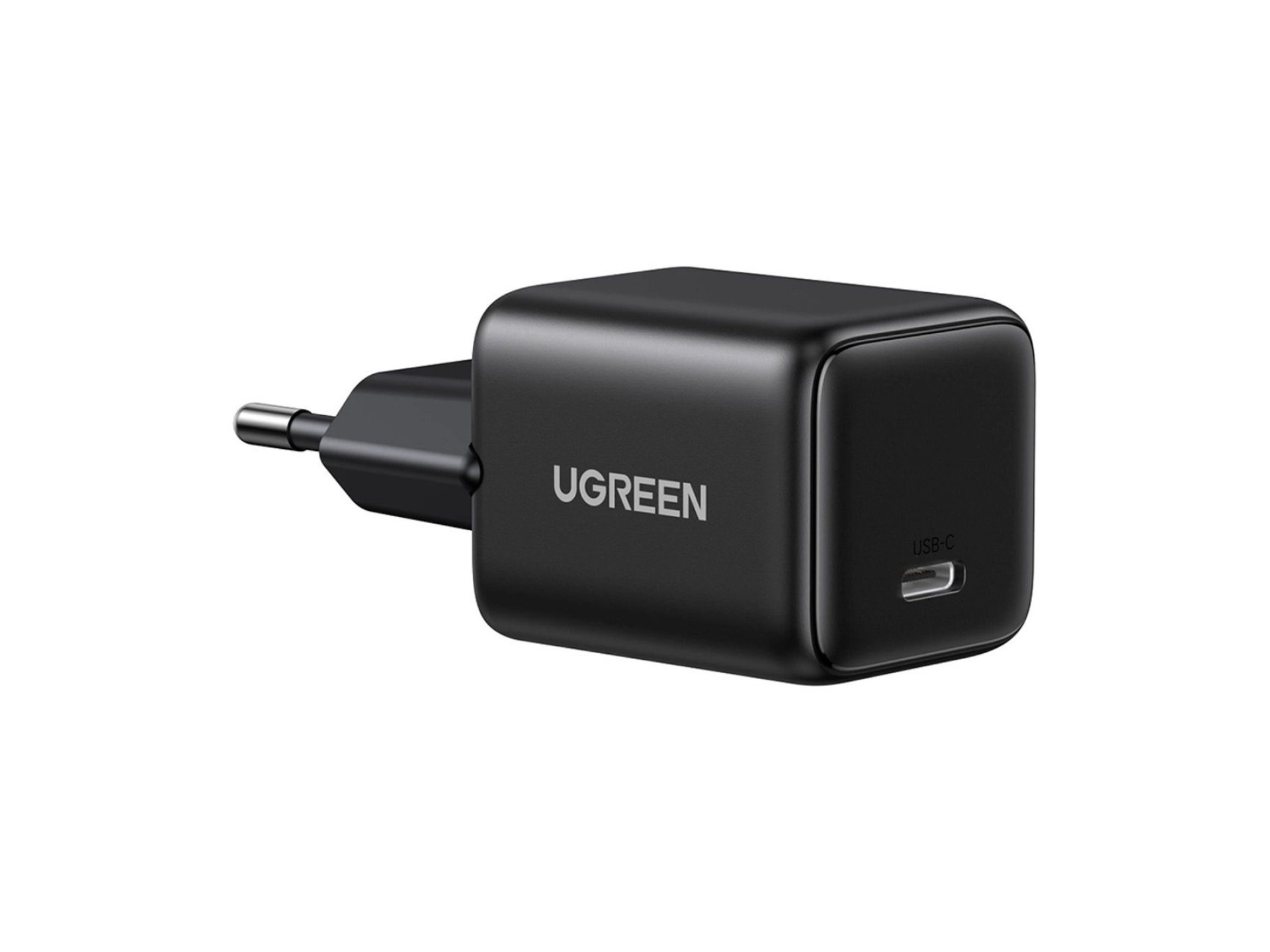 Cargador de pared Ugreen X513 de 30 W GaN con 1 puerto USB-C - Negro