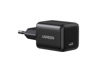 Ugreen X513 30W GaN Wall Charger 1x USB-C + 1m USB-C Cable - Black Ugreen X513 30W GaN Wall Charger 1x USB-C + 1m USB-C Cable - Black