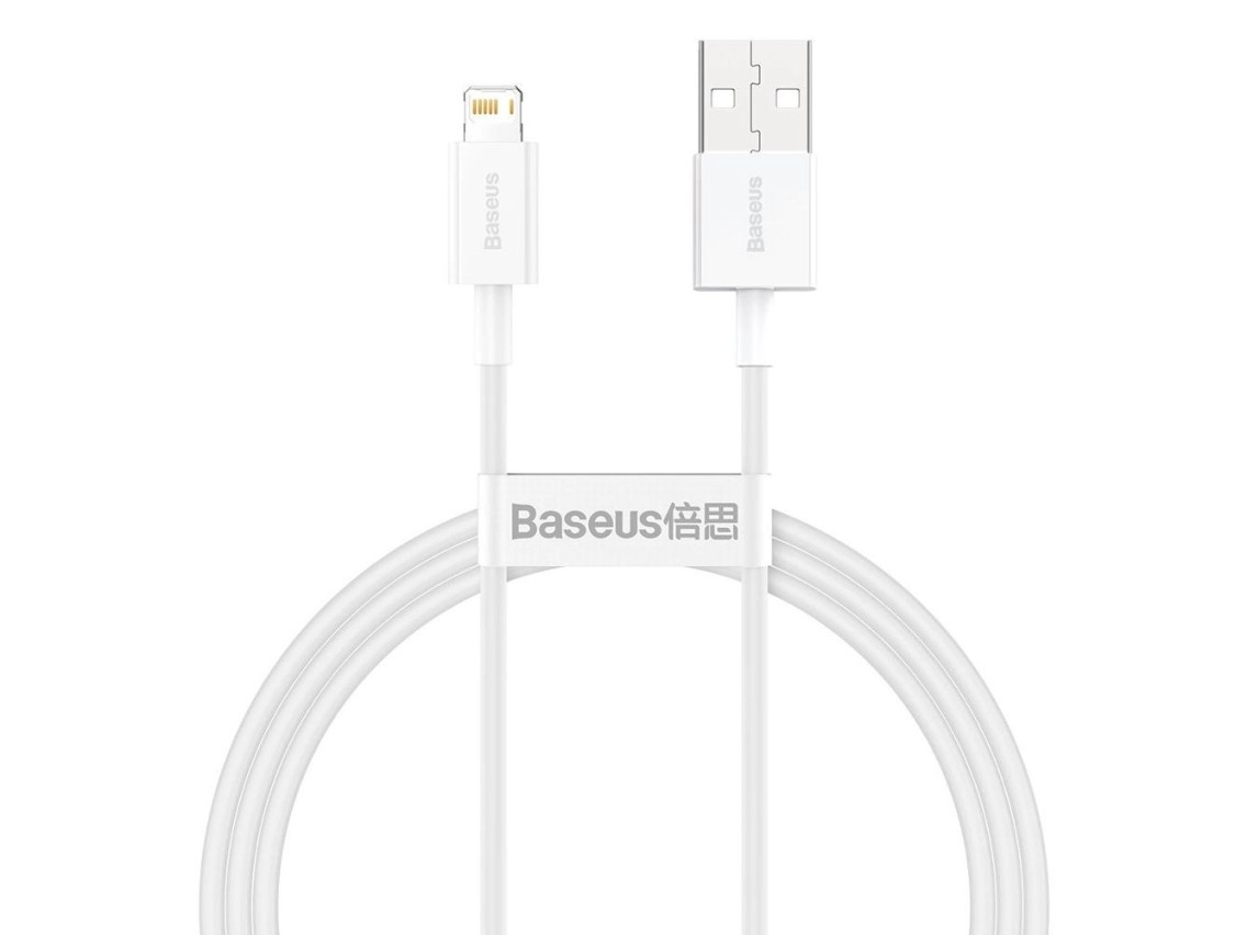 Baseus Superior USB - Lightning cable 2.4A 1 m White (CALYS-A02)