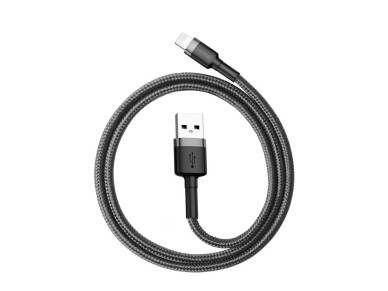 Baseus Cafule USB-A / Lightning 2.4A QC 3.0 cable 0.5 m - black-gray