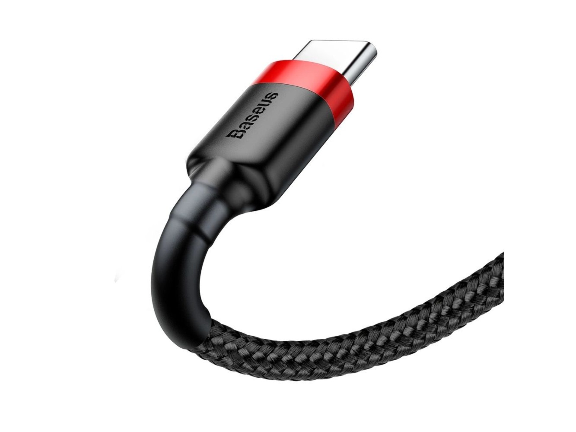 Baseus Cafule USB-A / USB-C QC 3.0 3A cable 0.5 m - black and red