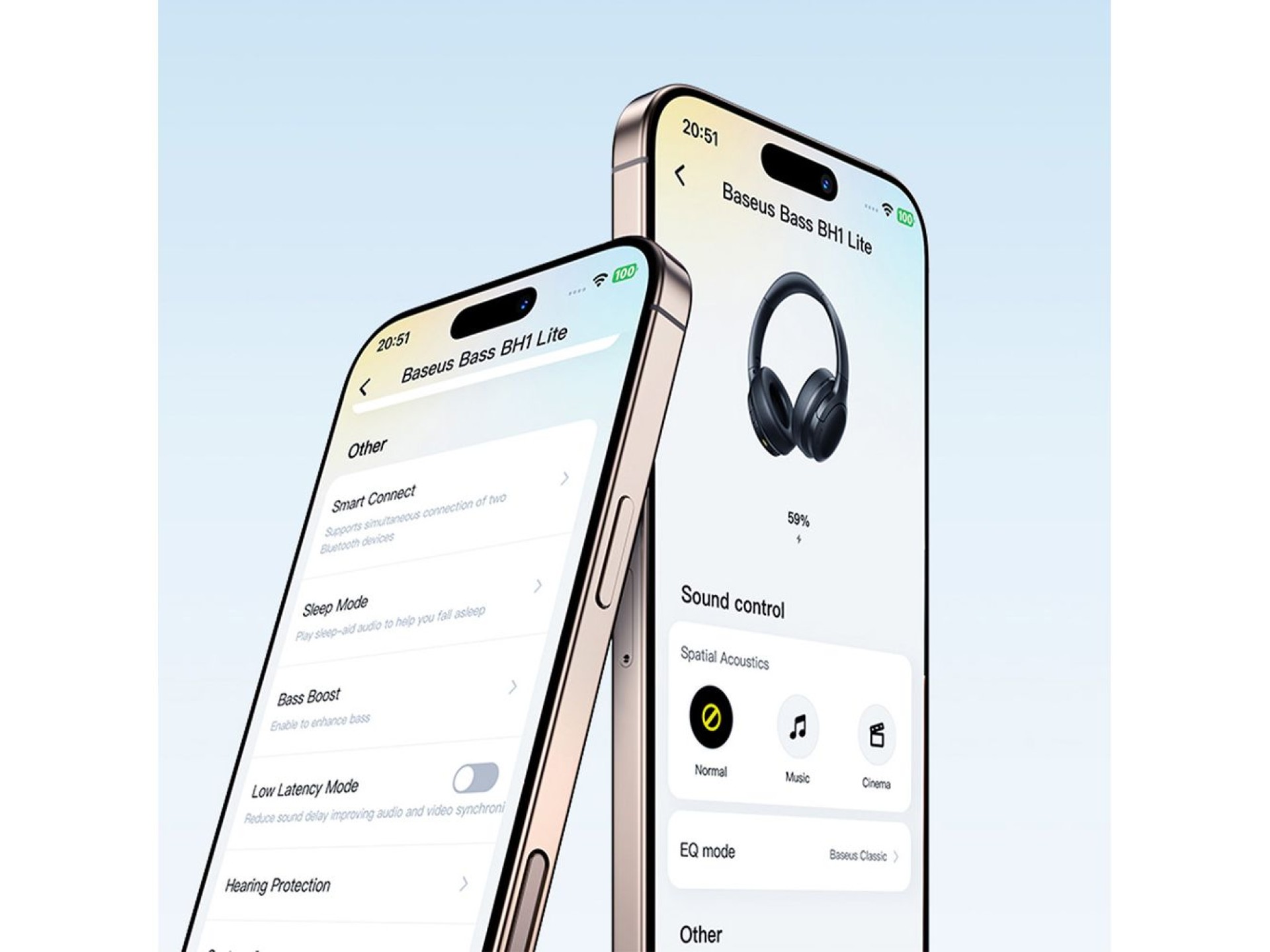 Auriculares inalámbricos supraaurales Baseus Bass BH1 Lite Bluetooth 6.0 - Negro