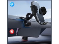 Suporte de carro Joyroom JR-ZS259 com três pernas ajustáveis ??- preto Suporte de carro Joyroom JR-ZS259 com três pernas ajustáveis ??- preto