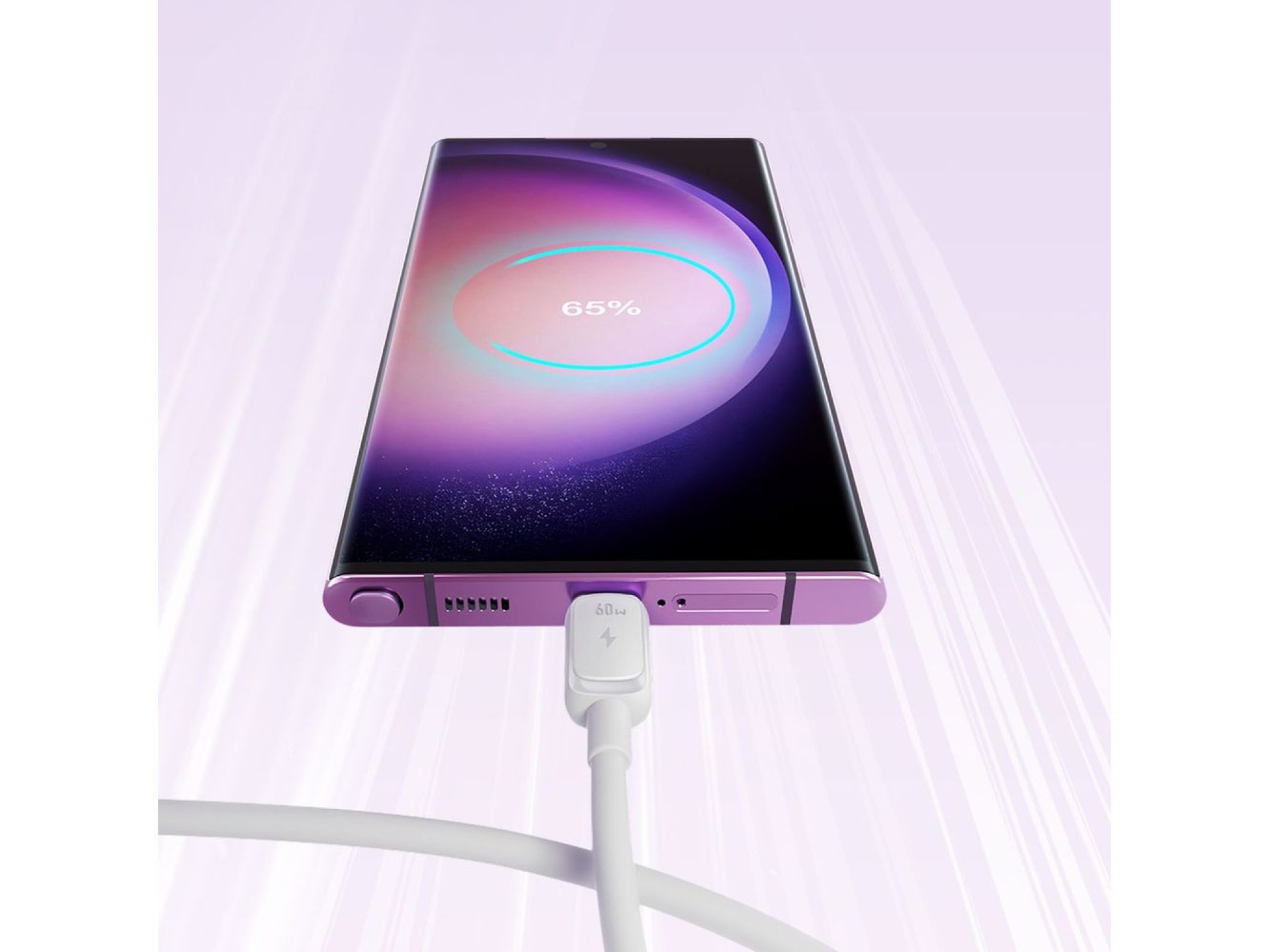 Cabo USB-C Joyroom S-A14 - USB-C 60W 1,2m - Branco