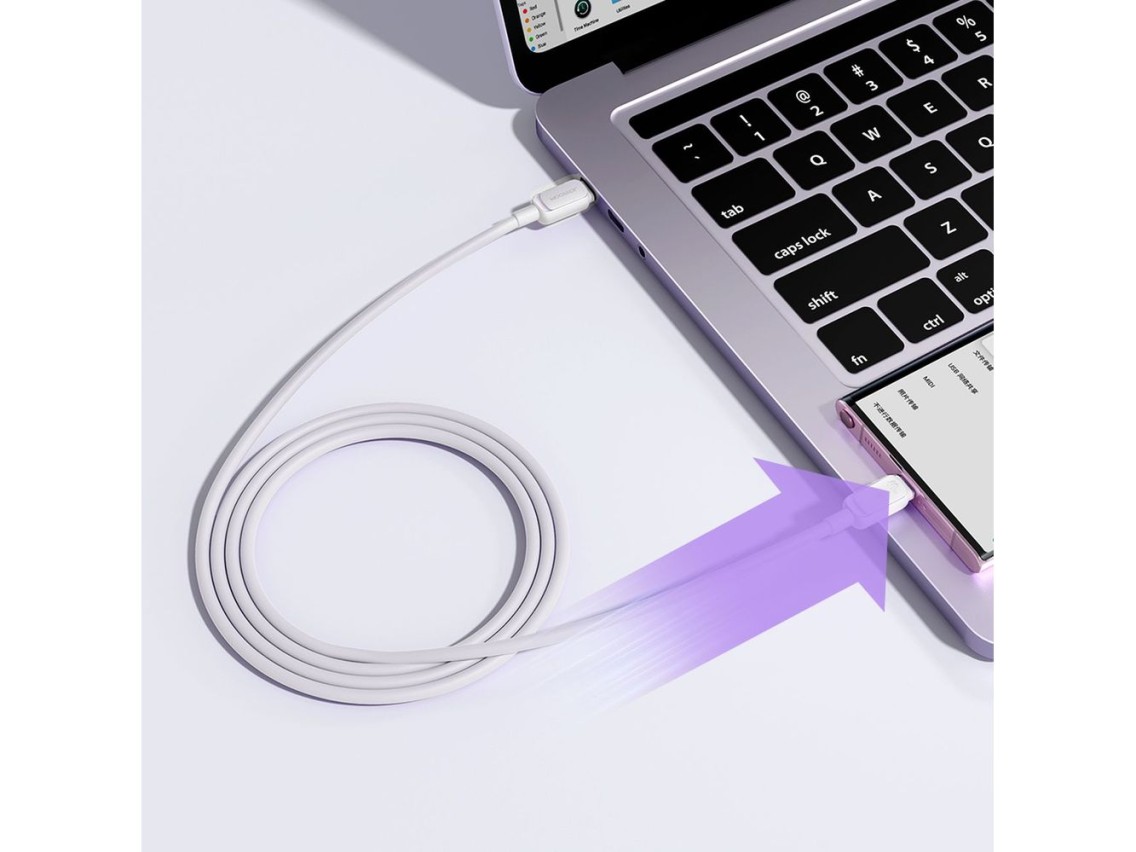 Joyroom S-A14 USB-C Cable - USB-C 60W 1.2m - White