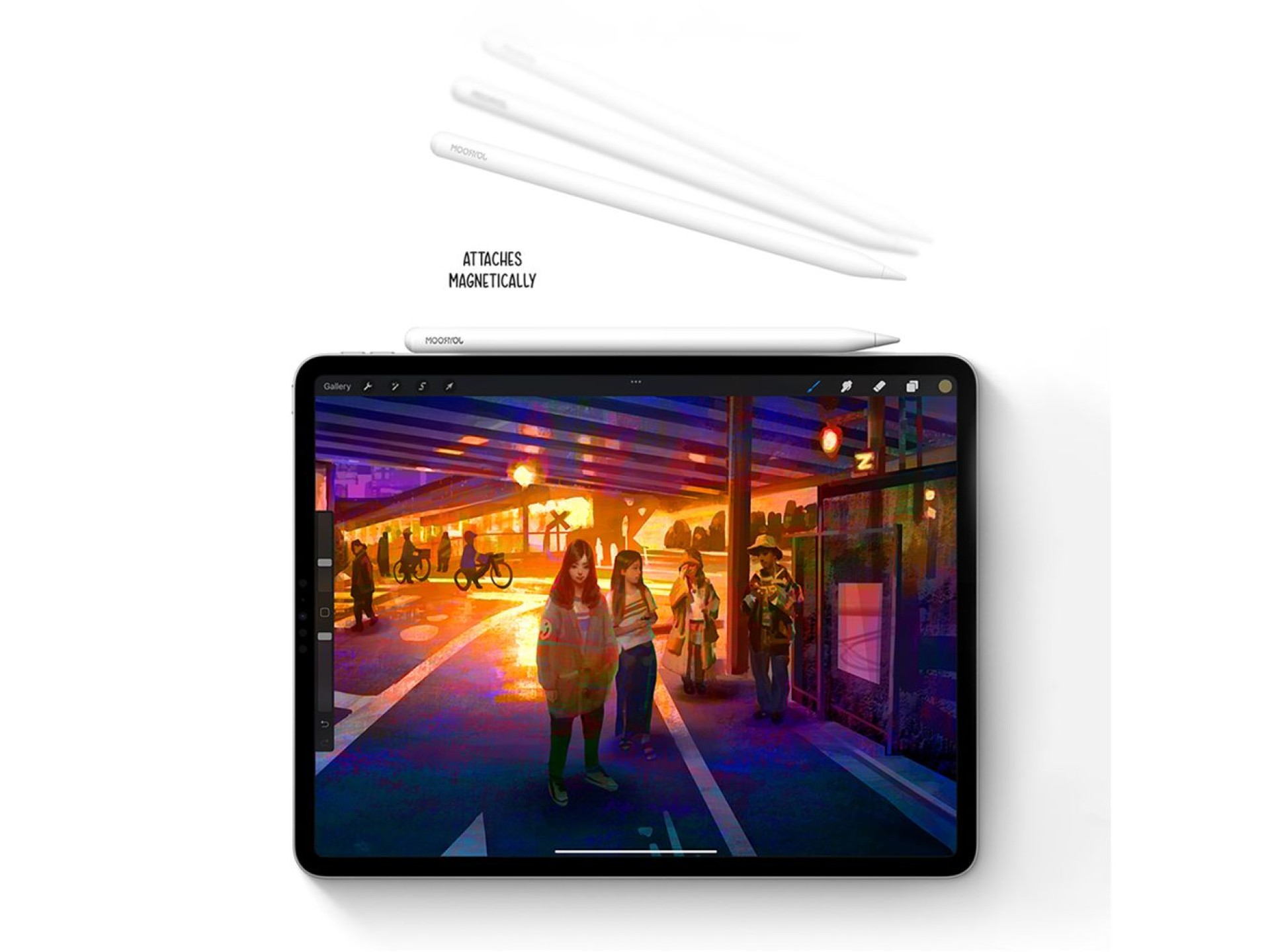 Caneta ativa Joyroom JR-X15, 130mAh, USB-C - branca