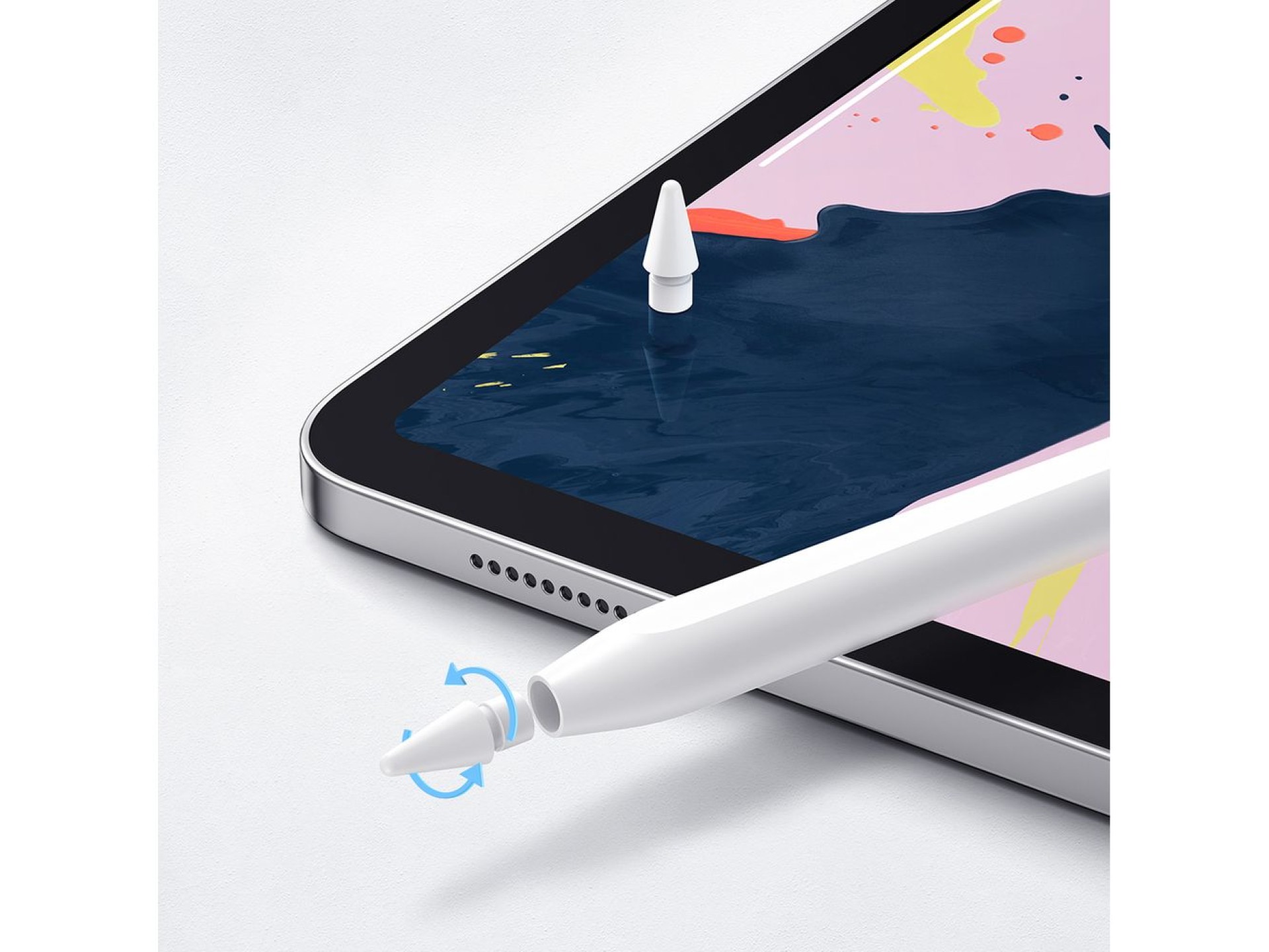 Caneta ativa Joyroom JR-X15, 130mAh, USB-C - branca