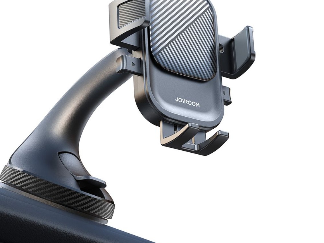 Suporte de celular com presilha Joyroom JR-OK6 para vidro - preto