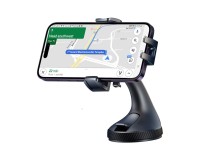 Joyroom JR-OK6 clamp phone holder for glass - black
