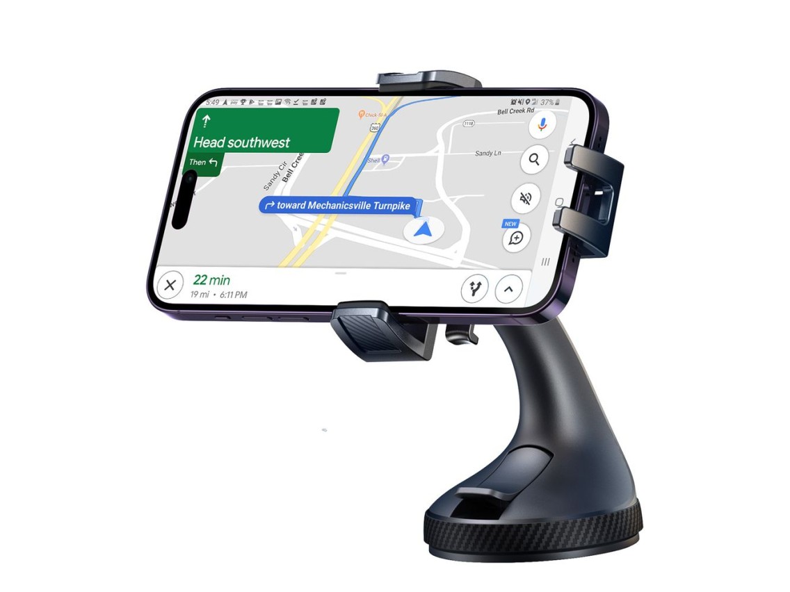 Suporte de celular com presilha Joyroom JR-OK6 para vidro - preto