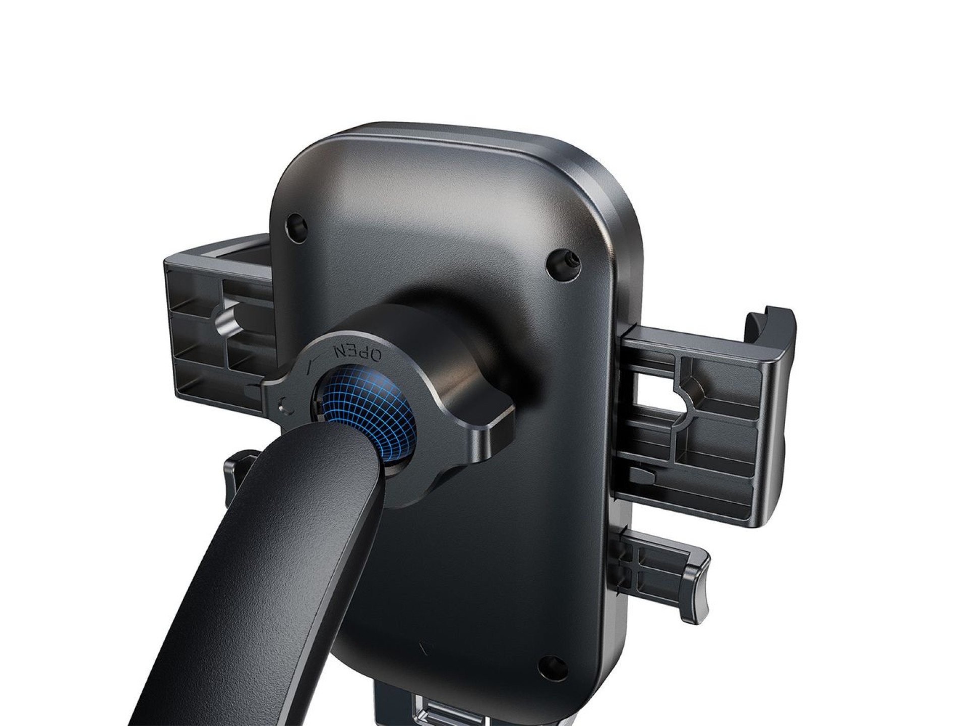 Joyroom JR-OK6 clamp phone holder for glass - black