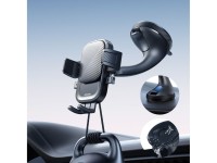 Joyroom JR-OK6 clamp phone holder for glass - black