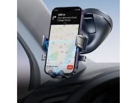 Joyroom JR-OK6 clamp phone holder for glass - black