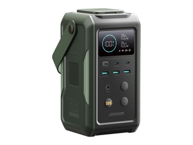 Bater�a externa Joyroom JR-PBF10 de 75000 mAh y 100 W con 3 puertos USB-C y 3 puertos USB-A, lintern