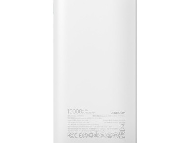 Bater�a externa Joyroom JR-PBF12 10000mAh 2.4A 2x USB-A 1x USB-C - blanca