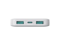 Powerbank Joyroom JR-PBF12 10000mAh 2.4A 2x USB-A 1x USB-C - white Powerbank Joyroom JR-PBF12 10000mAh 2.4A 2x USB-A 1x USB-C - white