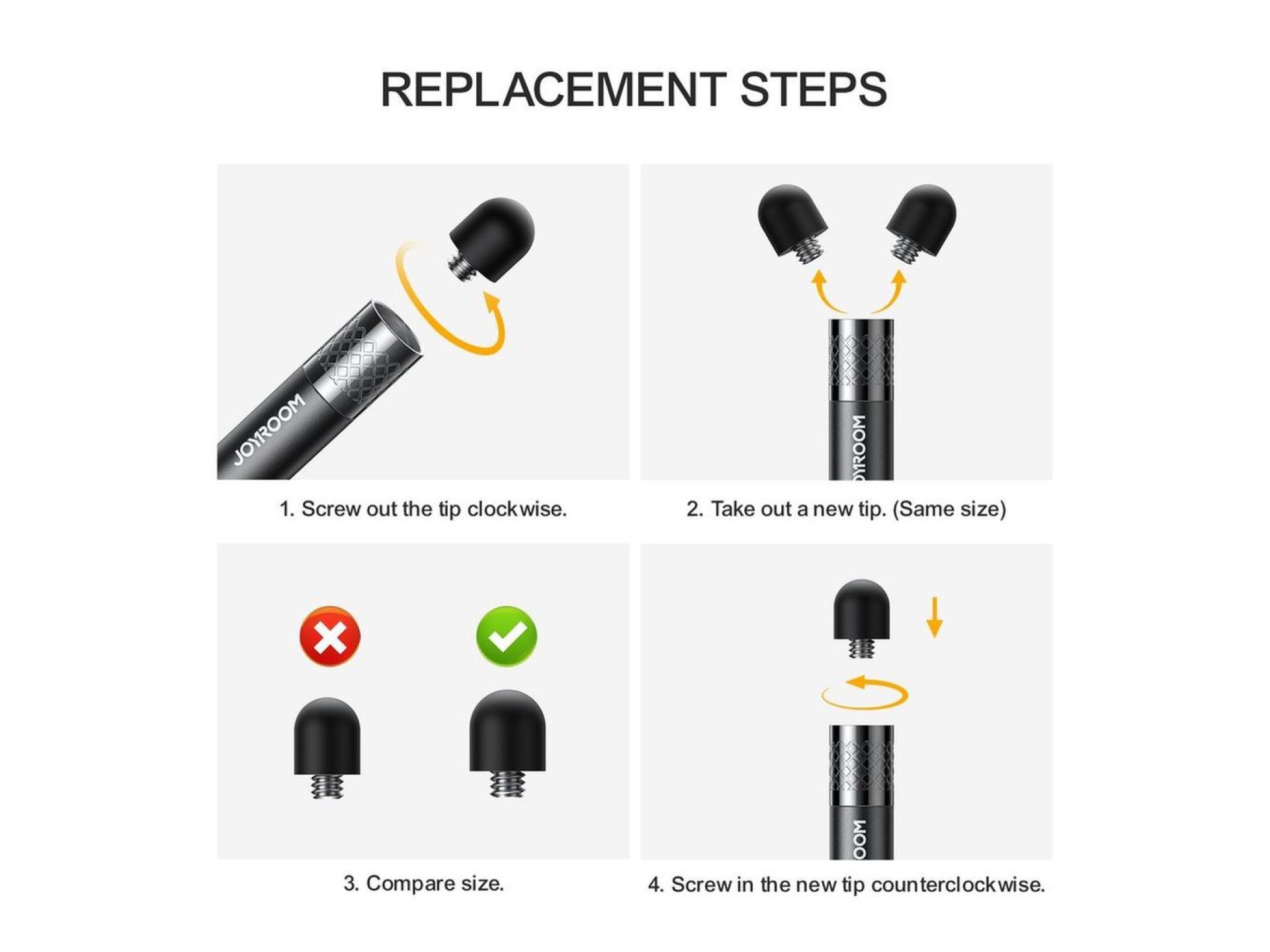 Joyroom JR-DR01 Passive Stylus - Black