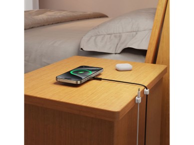 Joyroom JR-ZS368 magnetic cable organizer - white (6 pcs.)