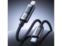 Joyroom S-A16 Pro Prism Series 30W USB-C - Lightning Cable with Display 1.2m - Black Joyroom S-A16 Pro Prism Series 30W USB-C - Lightning Cable with Display 1.2m - Black