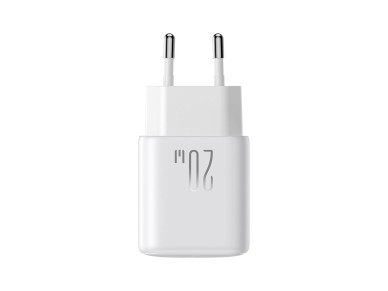 Carregador de rede Joyroom JR-TCF20 USB-C PD 20W - branco + cabo USB-C/USB-C de 1m Carregador de rede Joyroom JR-TCF20 USB-C PD 20W - branco + cabo USB-C/USB-C de 1m