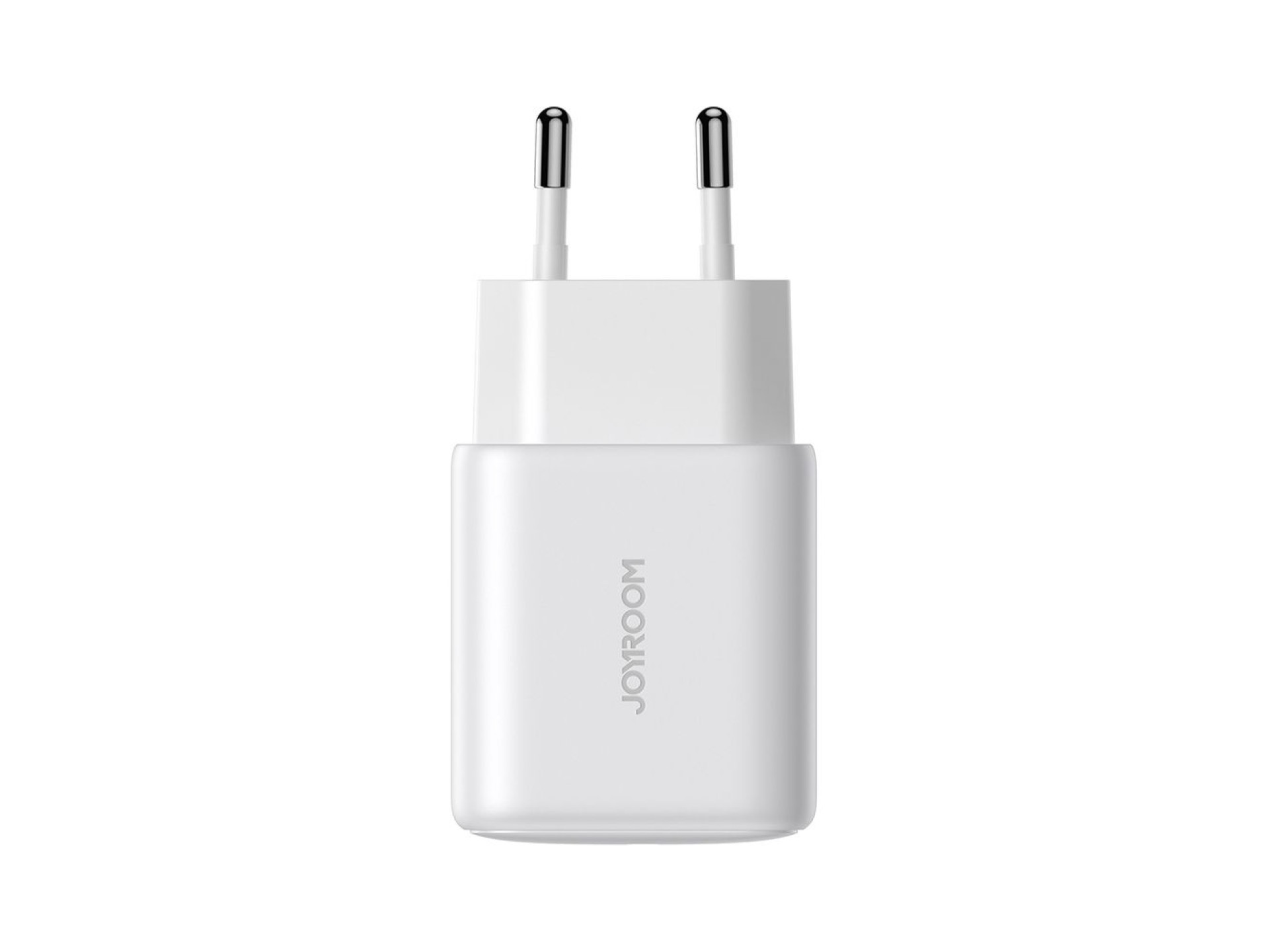 Cargador de red Joyroom JR-TCF20 USB-C PD de 20 W - blanco + cable USB-C/USB-C de 1 m