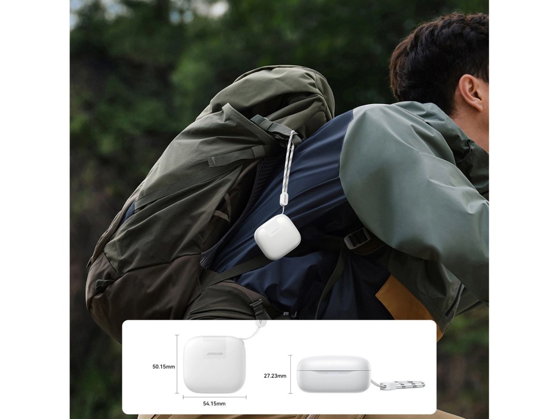 Fones de ouvido sem fio Joyroom Jdots JR-DB3 TWS - Branco