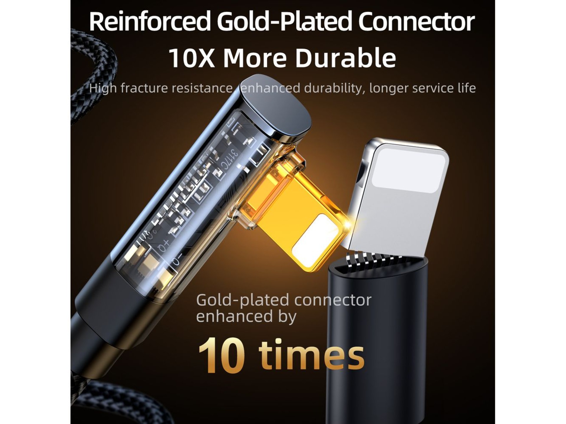 Cabo para jogos Joyroom S-UL012A6 Lightning (angular) / USB-A (reto) 2.4A 1.2 m - azul