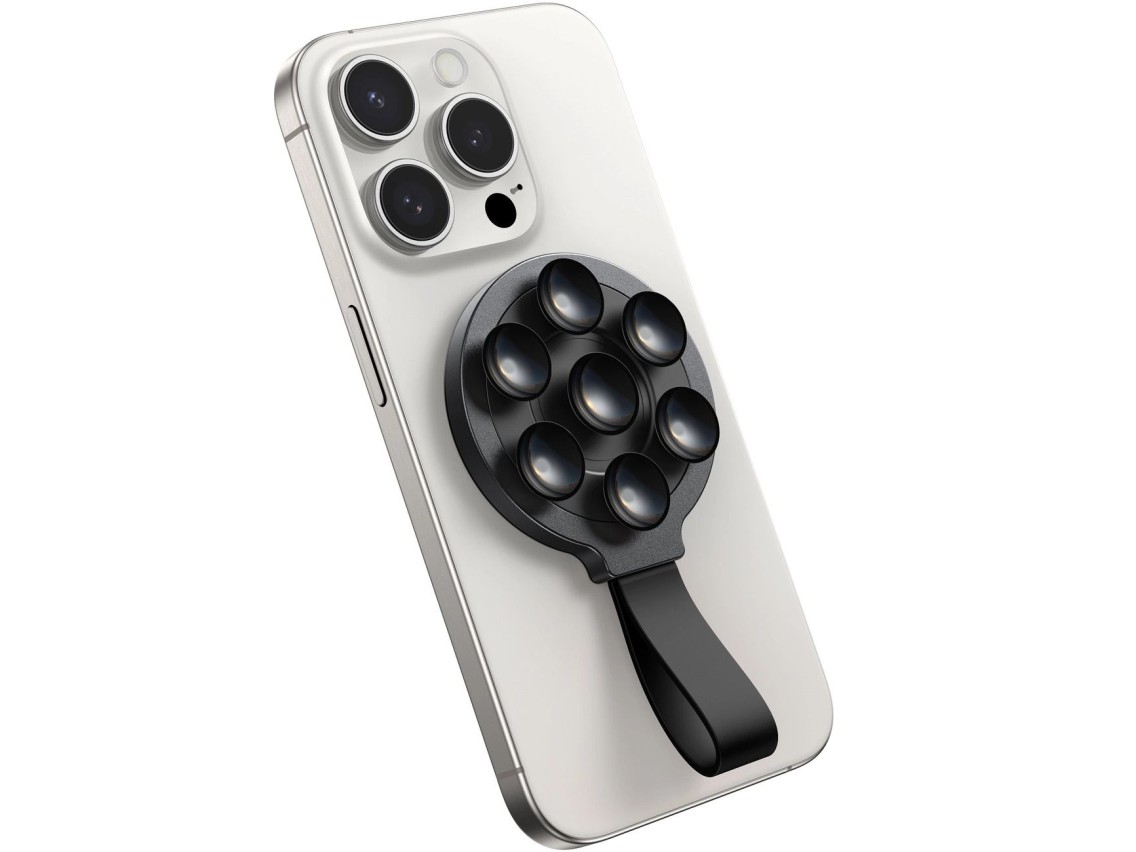 Joyroom JR-ZS393 magnetic phone holder with suction cups - black