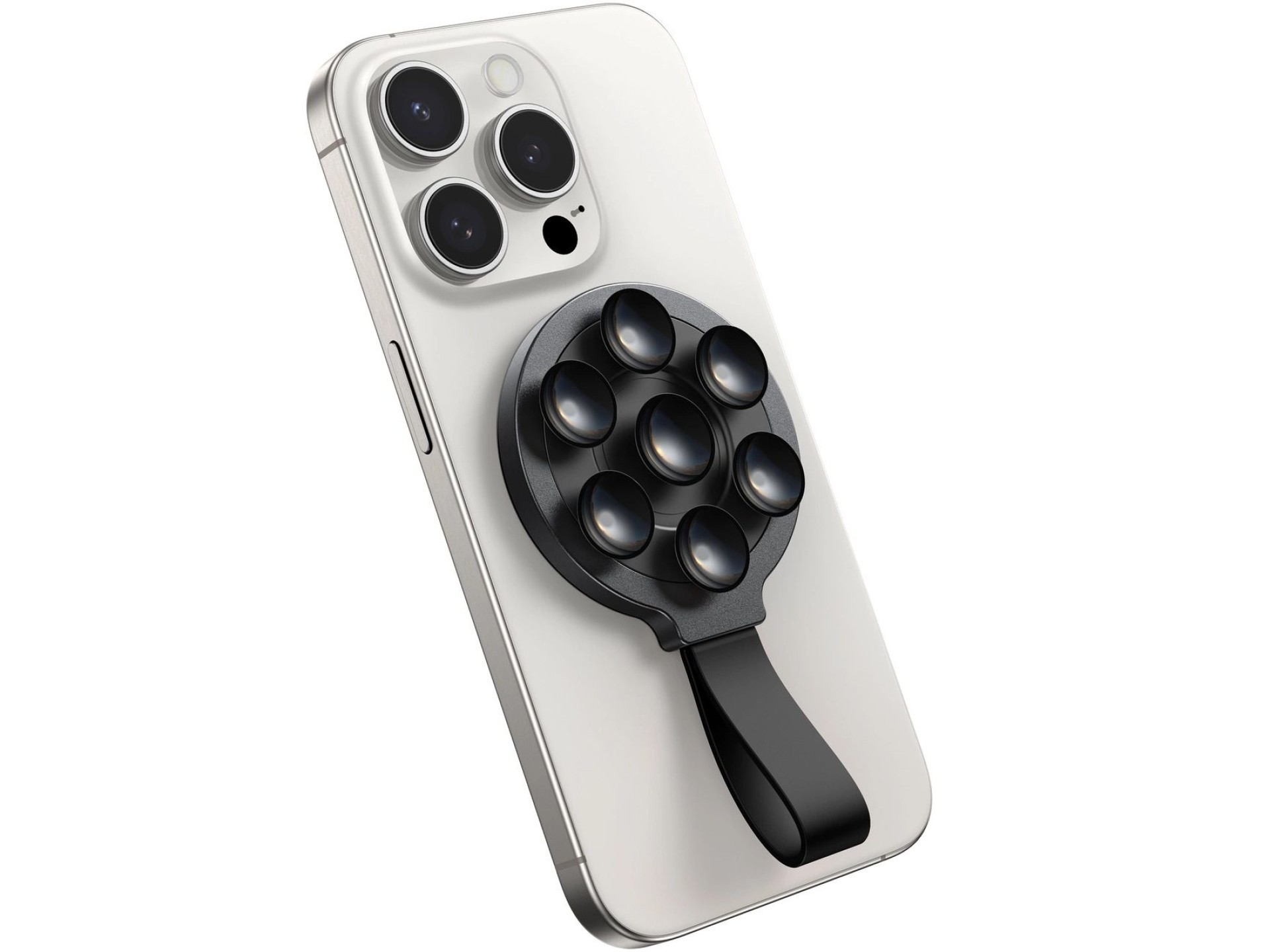 Joyroom JR-ZS393 magnetic phone holder with suction cups - black