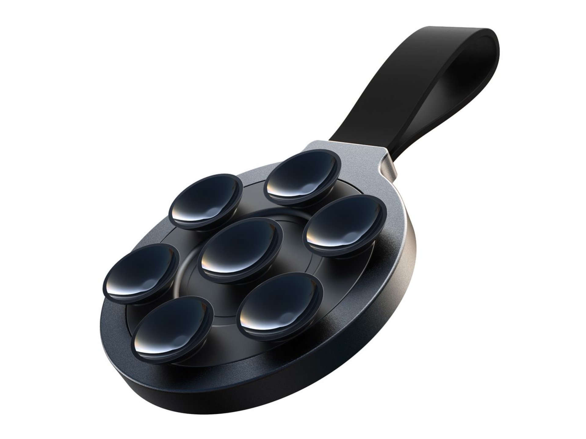 Joyroom JR-ZS393 magnetic phone holder with suction cups - black