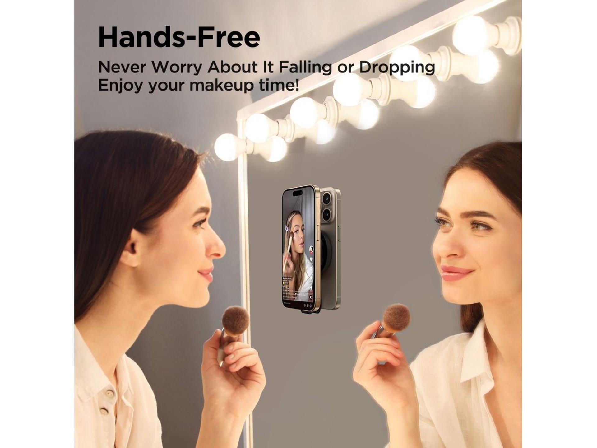 Joyroom JR-ZS393 magnetic phone holder with suction cups - black