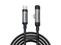 Joyroom S-A56 EnjoyX Series 90� USB-C - Cabo Lightning 30W 1,2m - preto