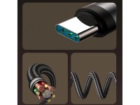 Joyroom S-A56 EnjoyX Series 90� USB-C - Cabo Lightning 30W 1,2m - preto