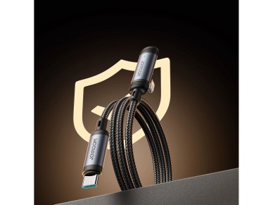 Joyroom S-A56 EnjoyX Series 90° USB-C - Lightning cable 30W 1.2m - black Joyroom S-A56 EnjoyX Series 90° USB-C - Lightning cable 30W 1.2m - black