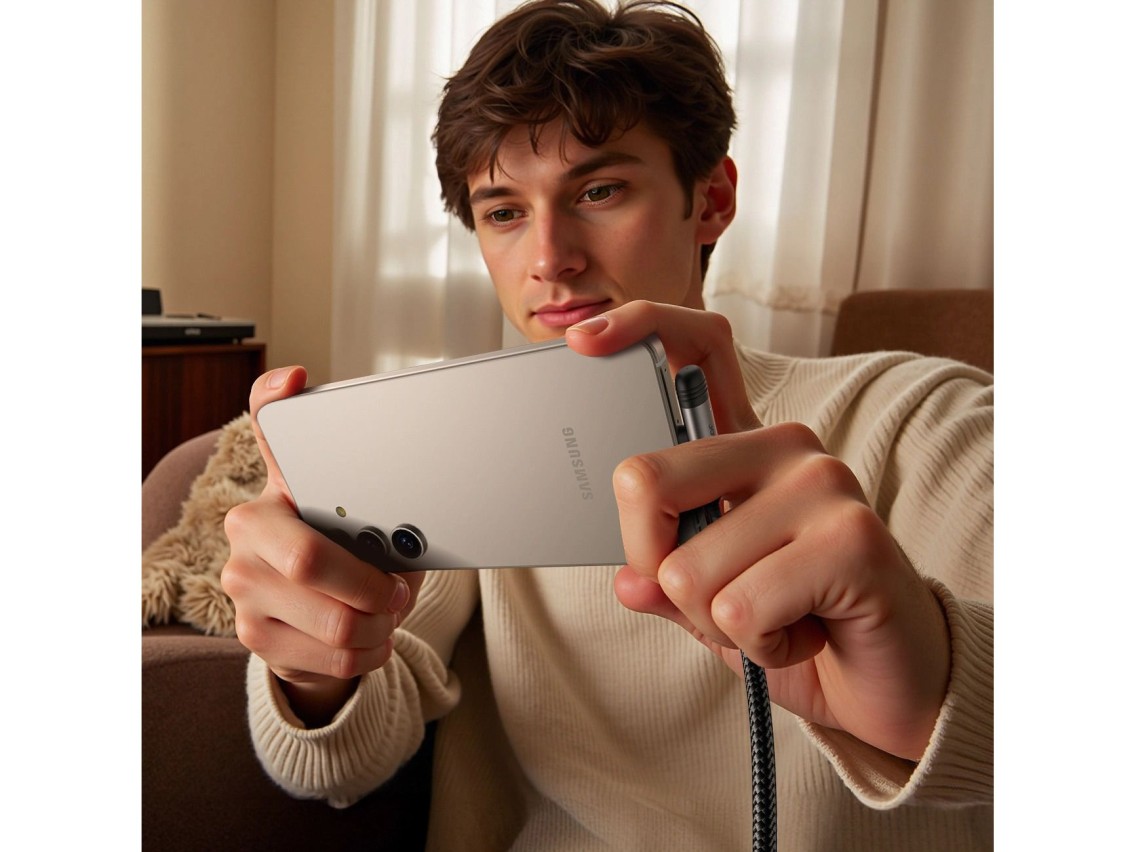 Joyroom S-A56 EnjoyX Series 90° USB-C - Cabo USB-C 60 W 1,2 m - preto