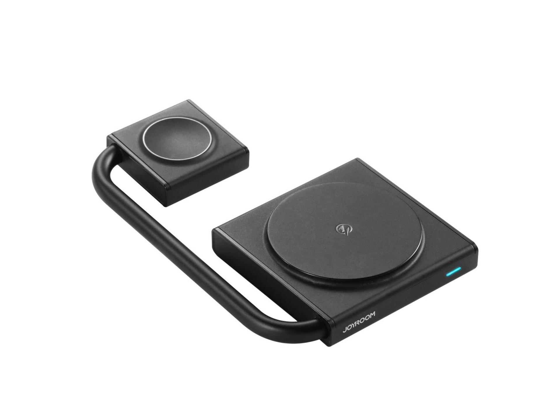 Carregador indutivo dobrável 2 em 1 Joyroom JR-WQN05 MagSafe/Qi de 15 W - preto