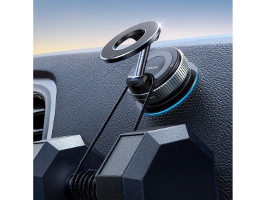Suporte magn�tico para carro Joyroom JR-ZS501 compat�vel com MagSafe para painel - Cinza escuro