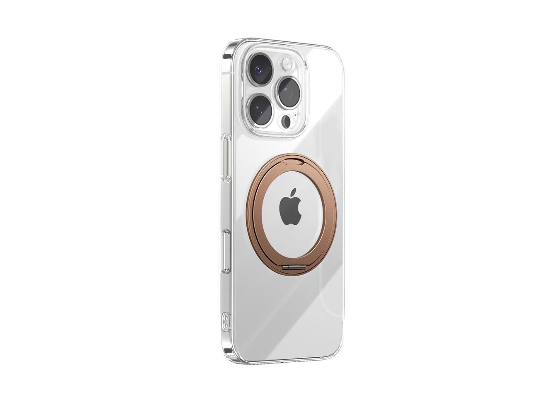 Joyroom JR-16JL6 Funda ultrafina compatible con MagSafe para iPhone 16 Pro con soporte de anillo de