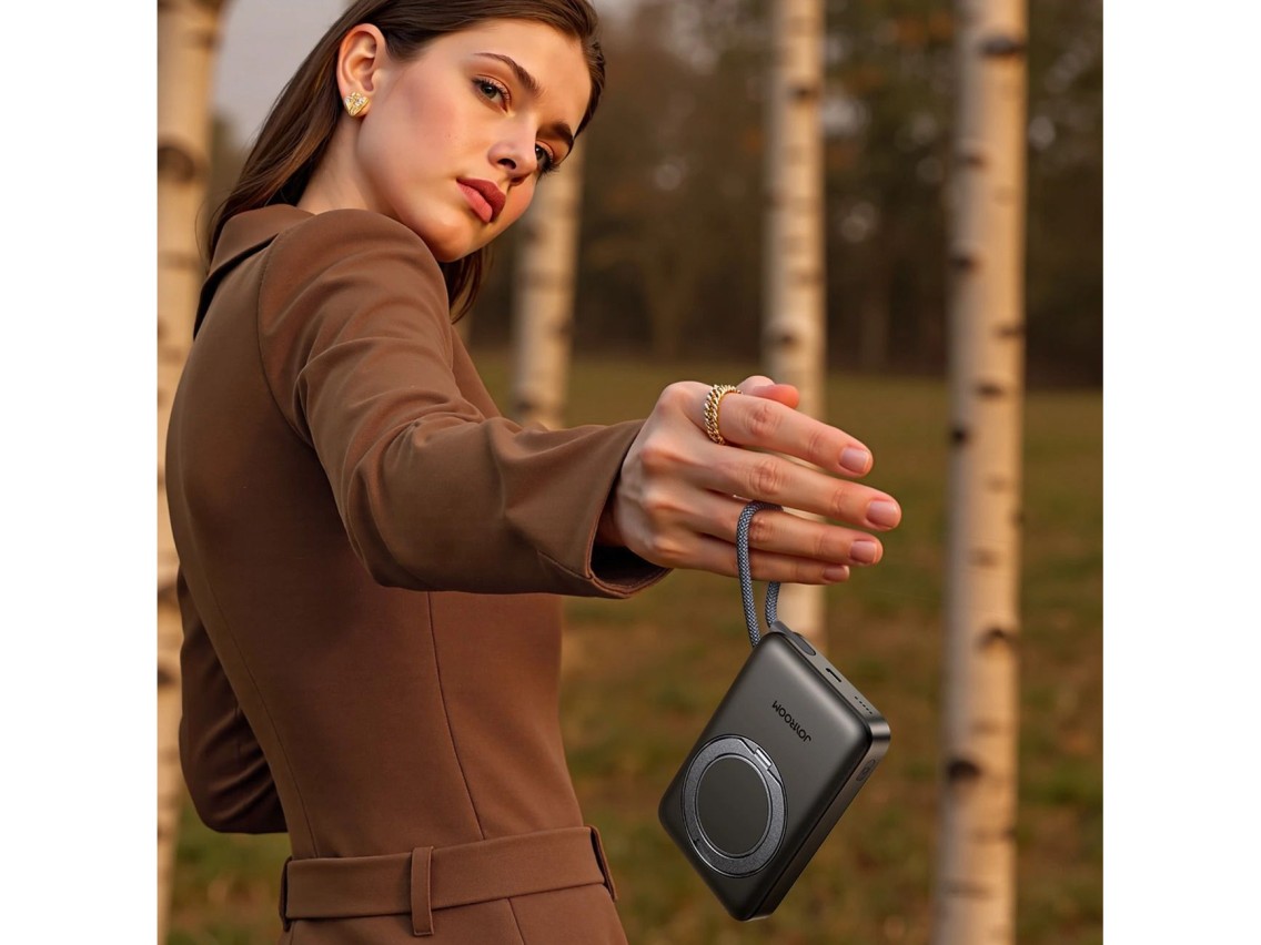 Joyroom JR-PBM02 - Batería externa (22,5 W, 10 000 mAh, 3 en 1, magnética, inductiva, compatible con