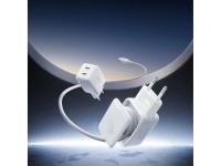 Carregador de parede Joyroom JR-TCL05 45W GaN com organizador de cabos - Branco