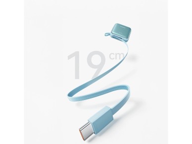 Joyroom JR-PBF27 22.5W 10000mAh Powerbank with Two Built-in Cables - Blue Joyroom JR-PBF27 22.5W 10000mAh Powerbank with Two Built-in Cables - Blue