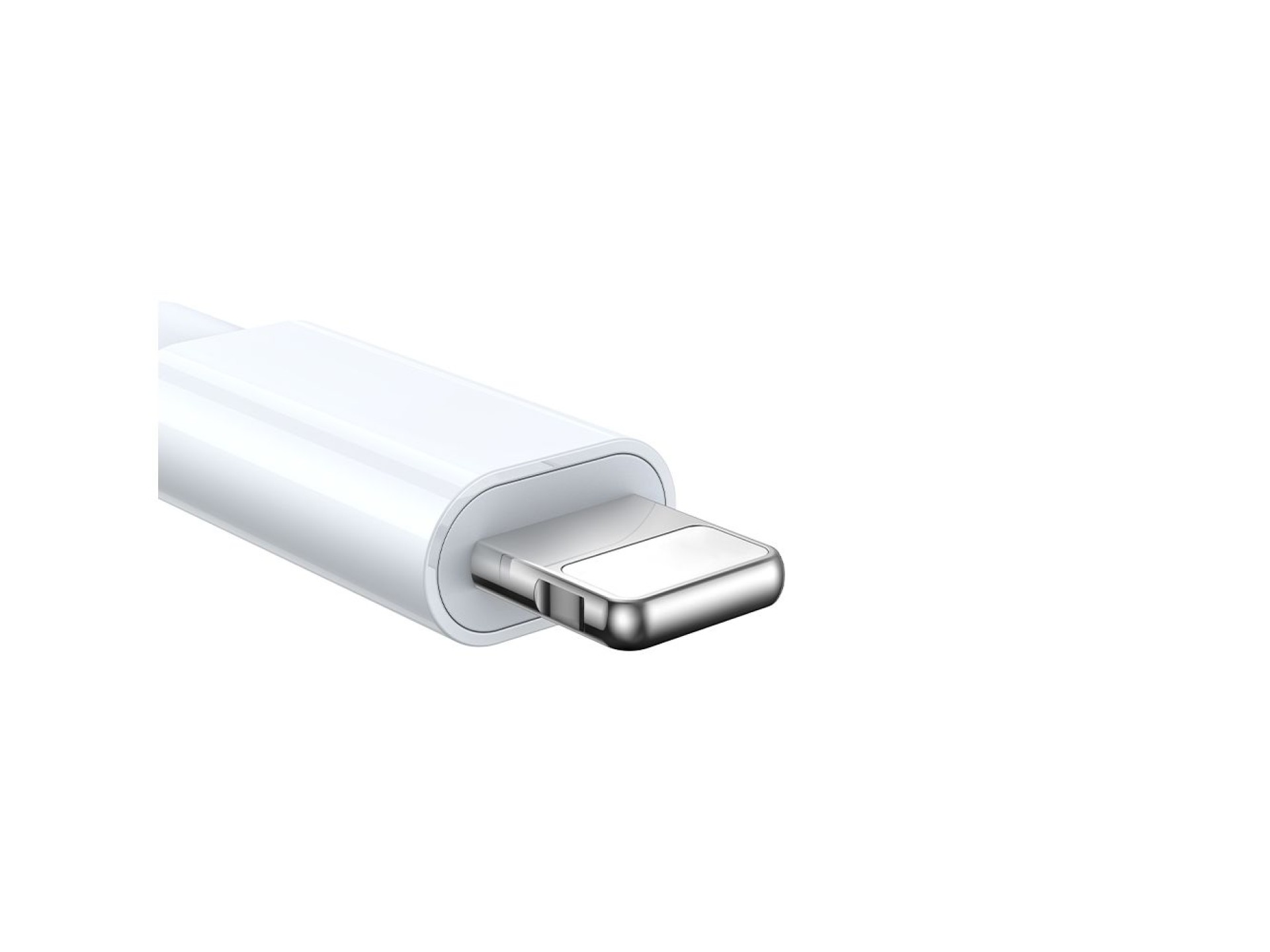 Cabo carregador magnético 3 em 1 Joyroom S-IW008 USB-A - Lightning/USB-C 1,2 m - branco