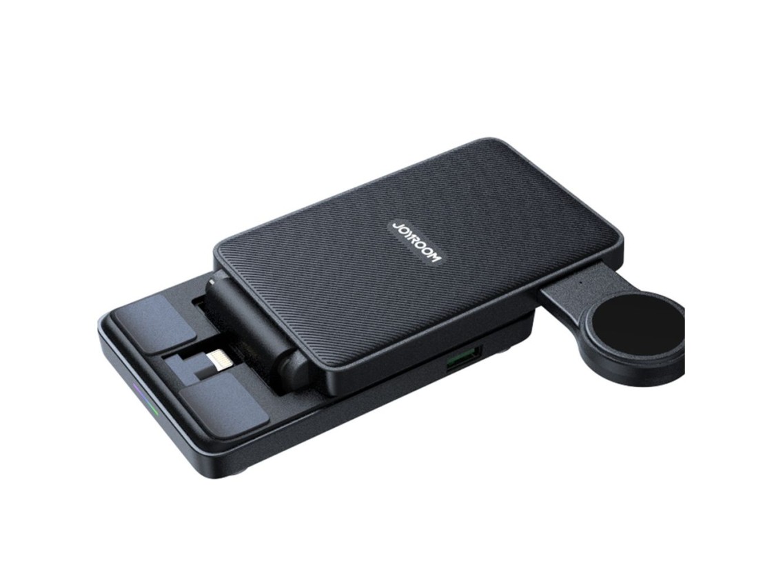 Joyroom JR-WQS02 iPhone AirPods Apple Watch 4in1 charging station foldable - black