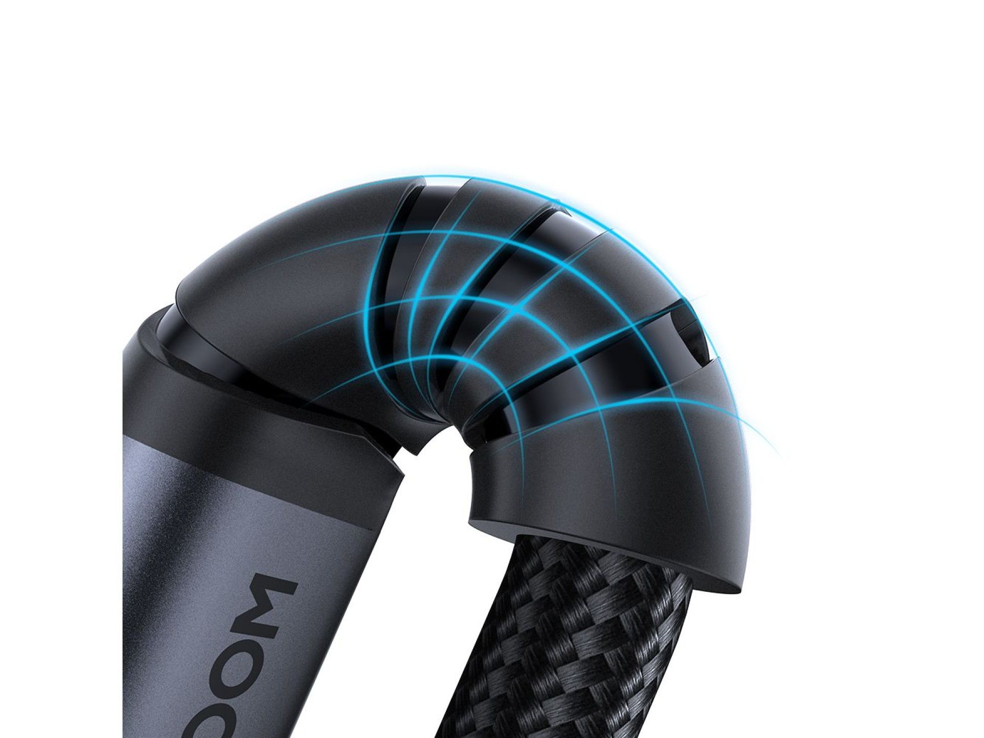 Cable de audio estéreo Joyroom AUX mini jack de 3,5 mm 1,2 m negro (SY-A08)