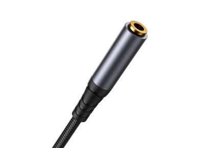 Joyroom stereo audio cable AUX 3.5 mm mini jack (male) - mini jack (female) 1.2 m black (SY-A09)