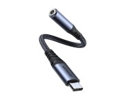 Joyroom SY-C01 USB-C DAC adapter to 3.5 mm mini jack - black Joyroom SY-C01 USB-C DAC adapter to 3.5 mm mini jack - black